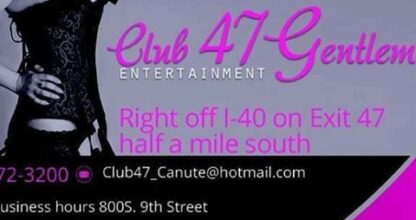 Club 47 Gentleman's Entertainment Canute, Oklahoma
