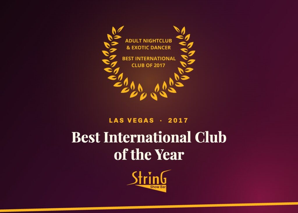 String Showbar, Best International Club of the Year, Las Vegas 2017