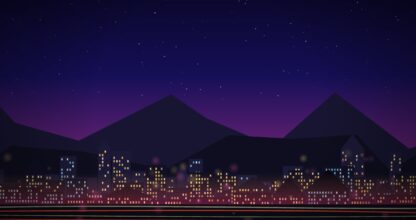 Wyoming by night